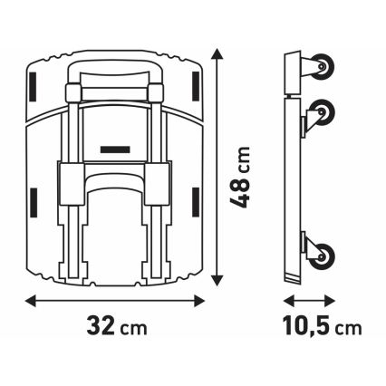 Extol Premium - Sammenklappelig tralle