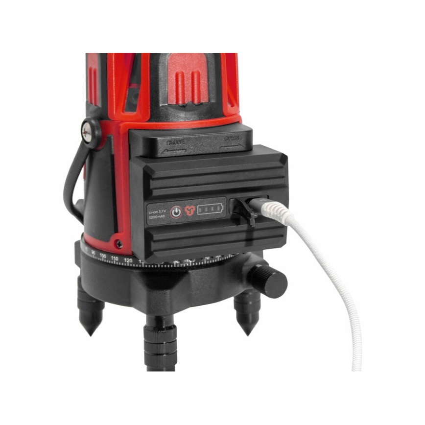 Extol Premium - Selvnivellerende krydslinjelaser 5V/5200 mAh IP54