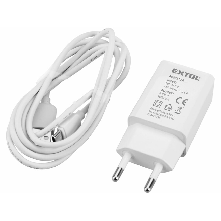 Extol Premium - Selvnivellerende krydslinjelaser 5V/5200 mAh IP54