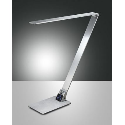 Fabas 3265/30/212 - LED bordlampe dæmpbar WASP 1xLED/12W/230V 3000/4000/5000K mat krom