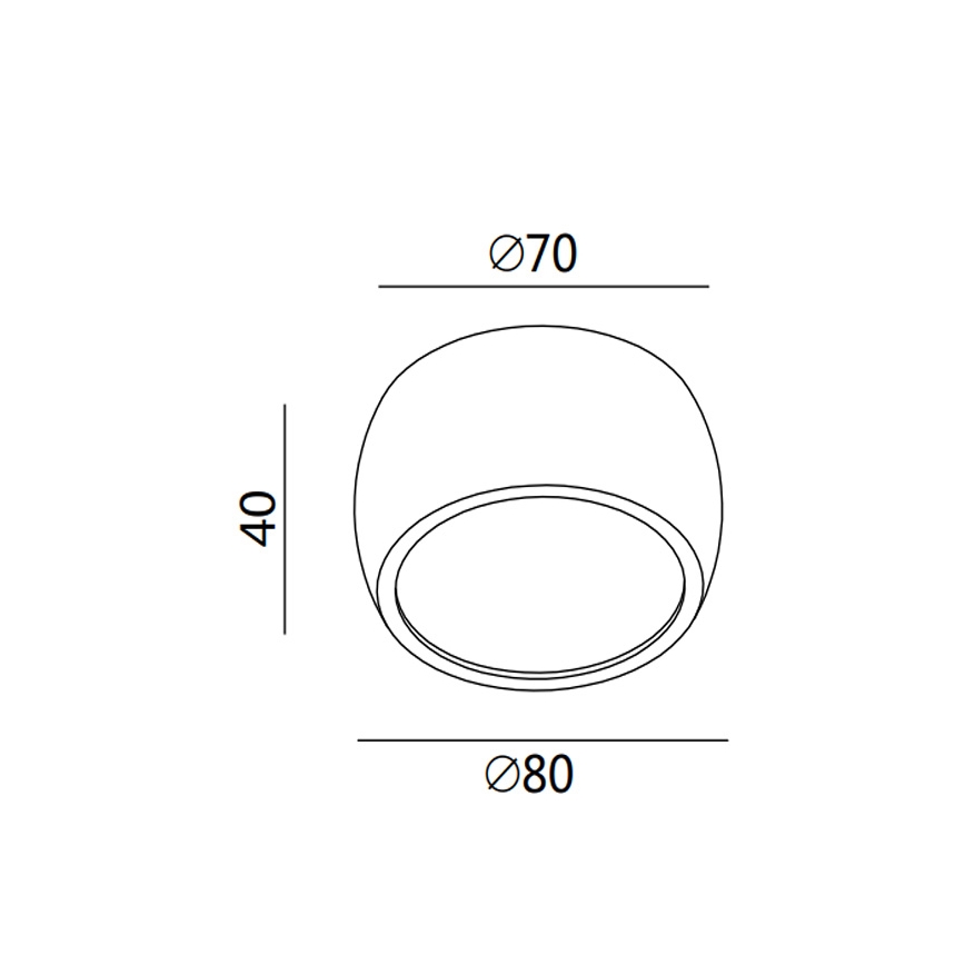 Fabas 3428/71/102 - LED-spot VASTO LED/7W/230V