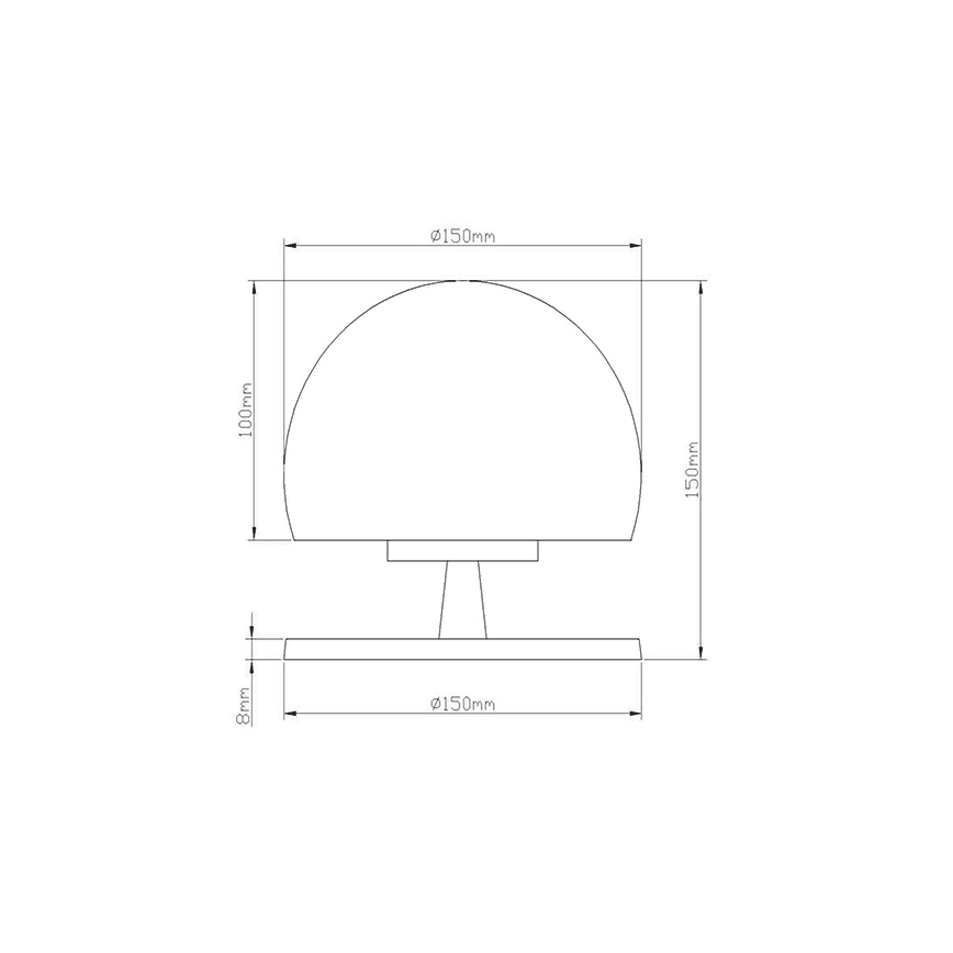 Fabas 3570-30-138 - LED bordlampe dæmpbar MORGANA 1XG9/3W/230V