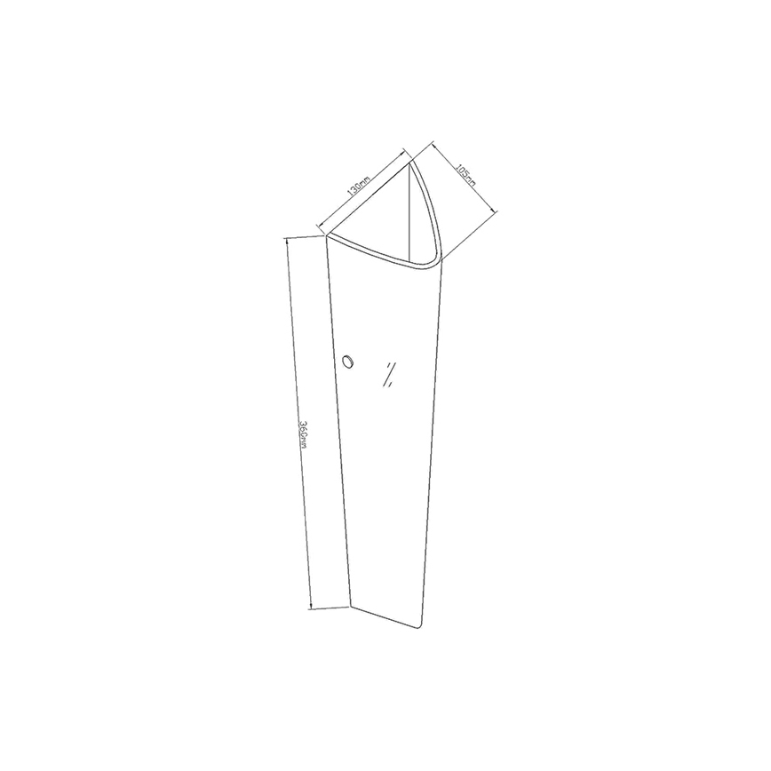 Fabas Luce 2523-21-102 - Væglampe DEDALO 1xE27/75W/230V hvid