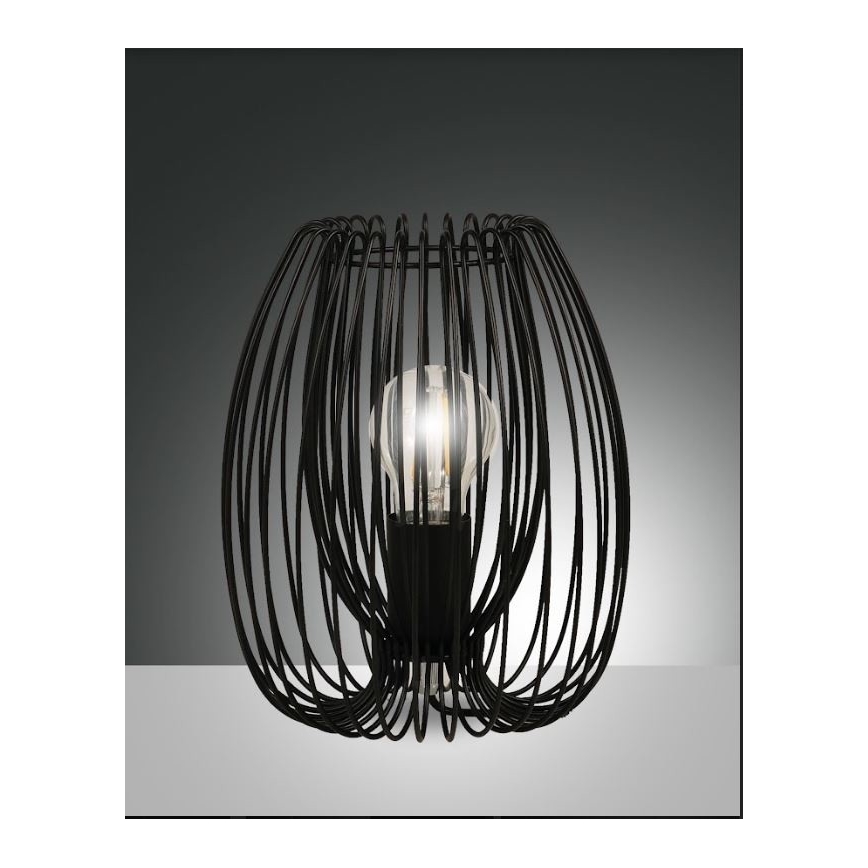 Fabas Luce 3677-34-101 - Bordlampe CAMP 1xE27/40W/230V sort