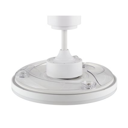 FANAWAY 21612949 - LED loftventilator dæmpbar STROLL LED/30W/230V 2700/3500/5000K diameter 106 cm hvid/transparent + fjernbetjening