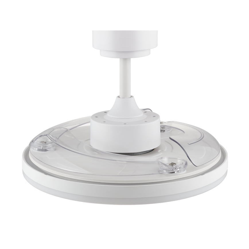 FANAWAY 21612949 - LED loftventilator dæmpbar STROLL LED/30W/230V 2700/3500/5000K diameter 106 cm hvid/transparent + fjernbetjening