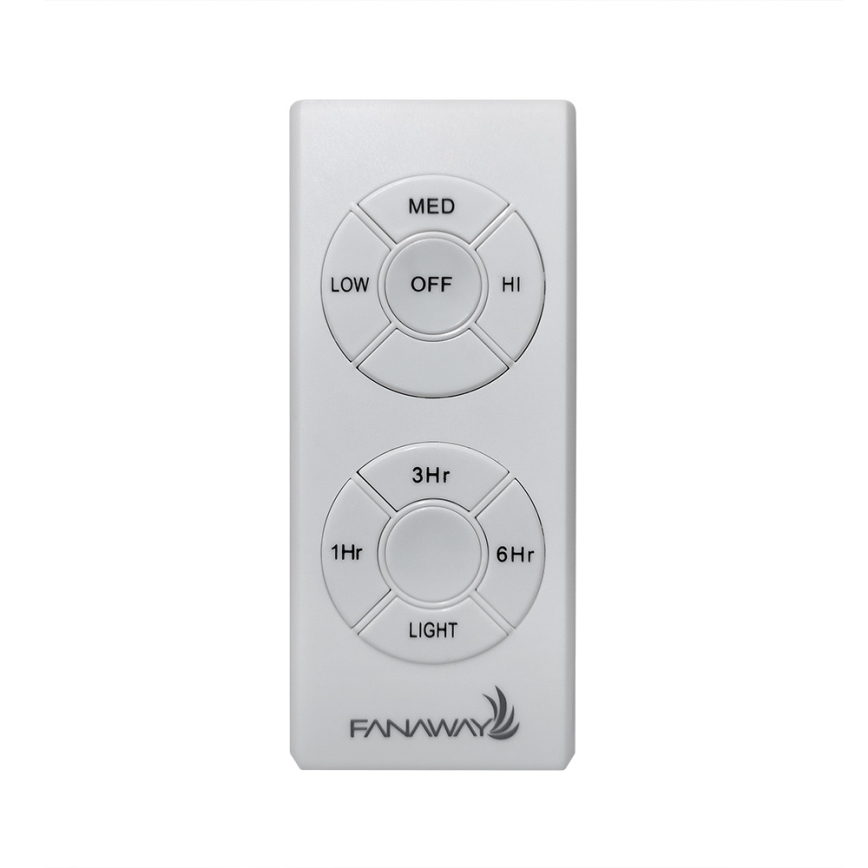 FANAWAY 512120 - Loftventilator EVORA 2xE27/15W/230V + fjernbetjening