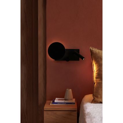 FARO 20058 - LED dæmpbar væglampe KLEE LED/10W/230V + LED/3W højre