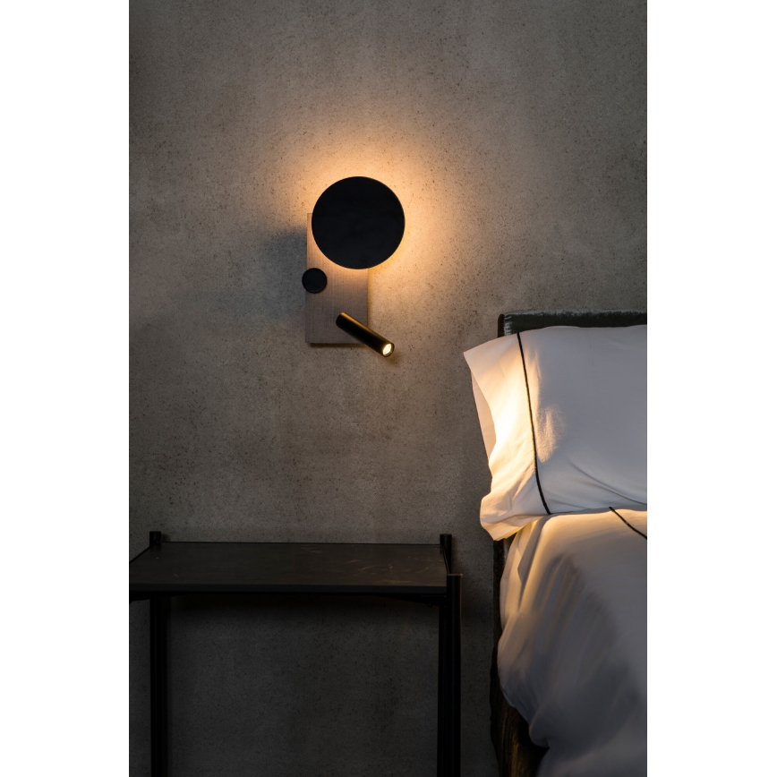 FARO 20066 - LED Lille væglampe dæmpbar KLEE LED/10W/230V + LED/3W venstre