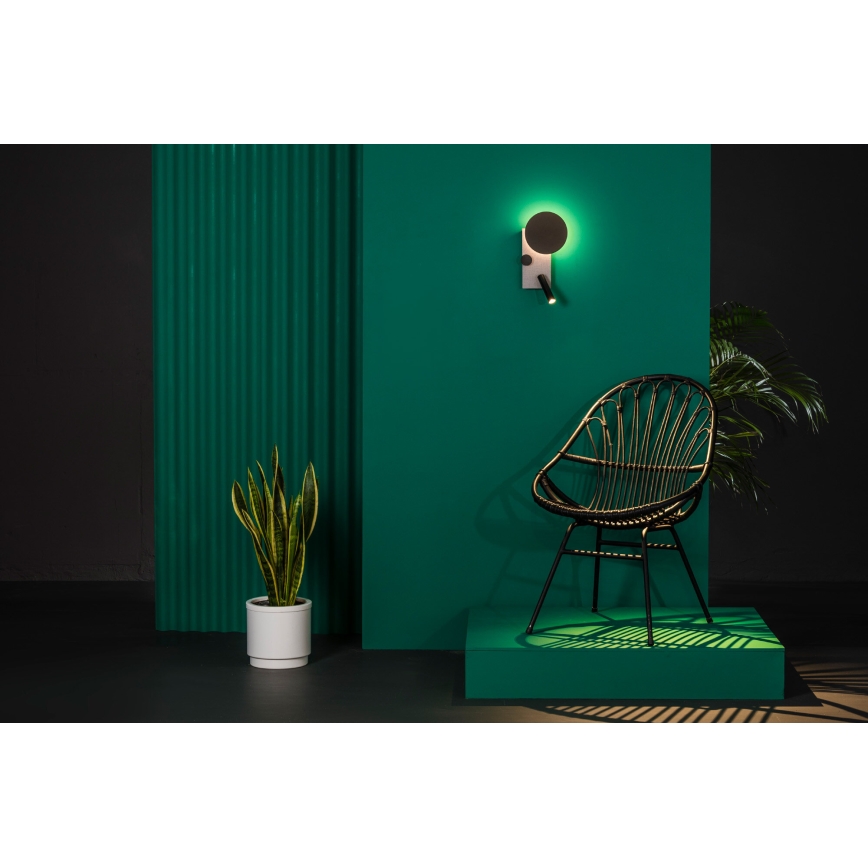 FARO 20066 - LED Lille væglampe dæmpbar KLEE LED/10W/230V + LED/3W venstre