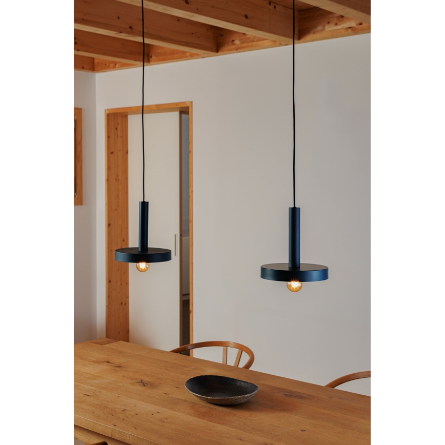 FARO 20169 - Pendel WHIZ 1xE27/15W/230V blå
