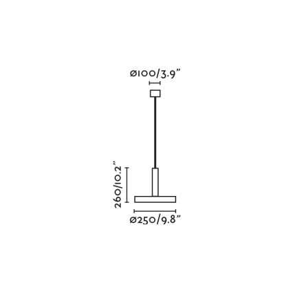 FARO 20169 - Pendel WHIZ 1xE27/15W/230V blå