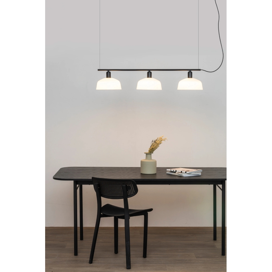 FARO 20338-119 - Pendel TATAWIN 3xE27/15W/230V sort