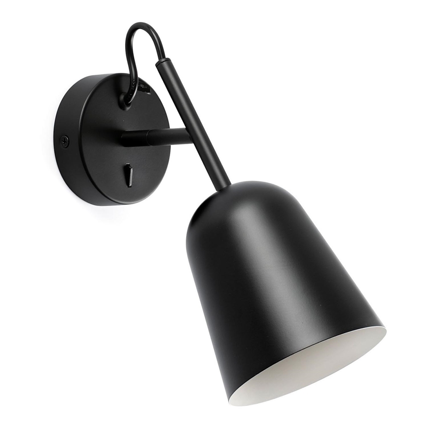 FARO 28257 - Væglampe STUDIO 1xE14/8W/230V sort