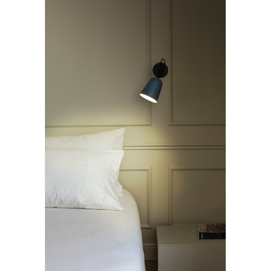 FARO 28274 - Væglampe STUDIO 1xE14/8W/230V blå/sort