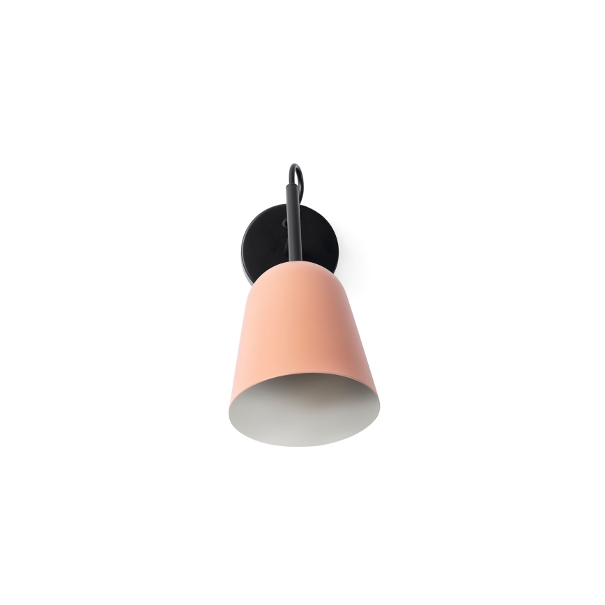 FARO 28275 - Væglampe STUDIO 1xE14/8W/230V lyserød/sort