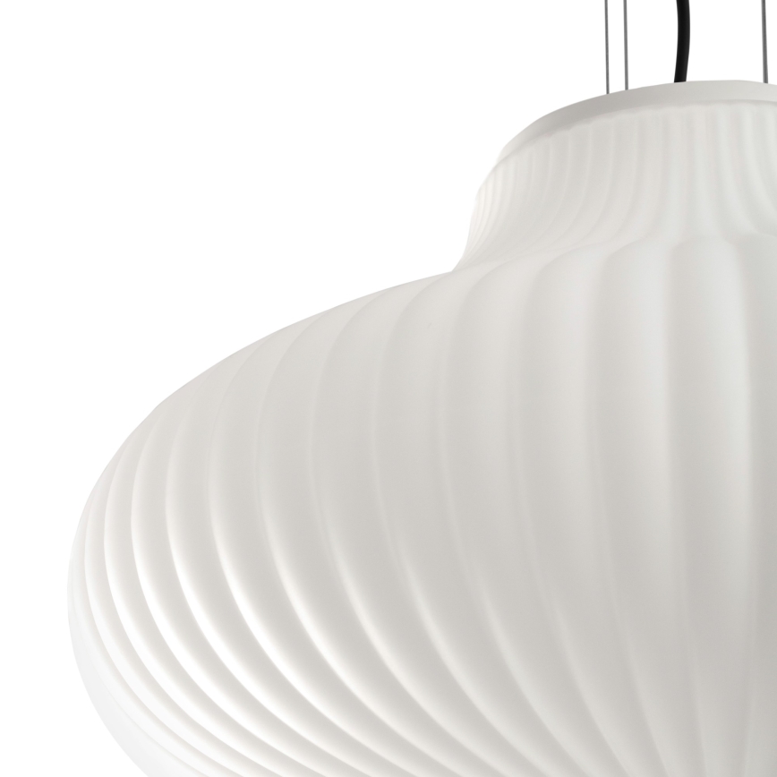 FARO 28300 - Pendel ISABELLE 1xE27/15W/230V diameter 31 cm hvid
