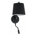 FARO 29330 - LED væglampe BERNI 1xE27/20W/230V + LED/3W