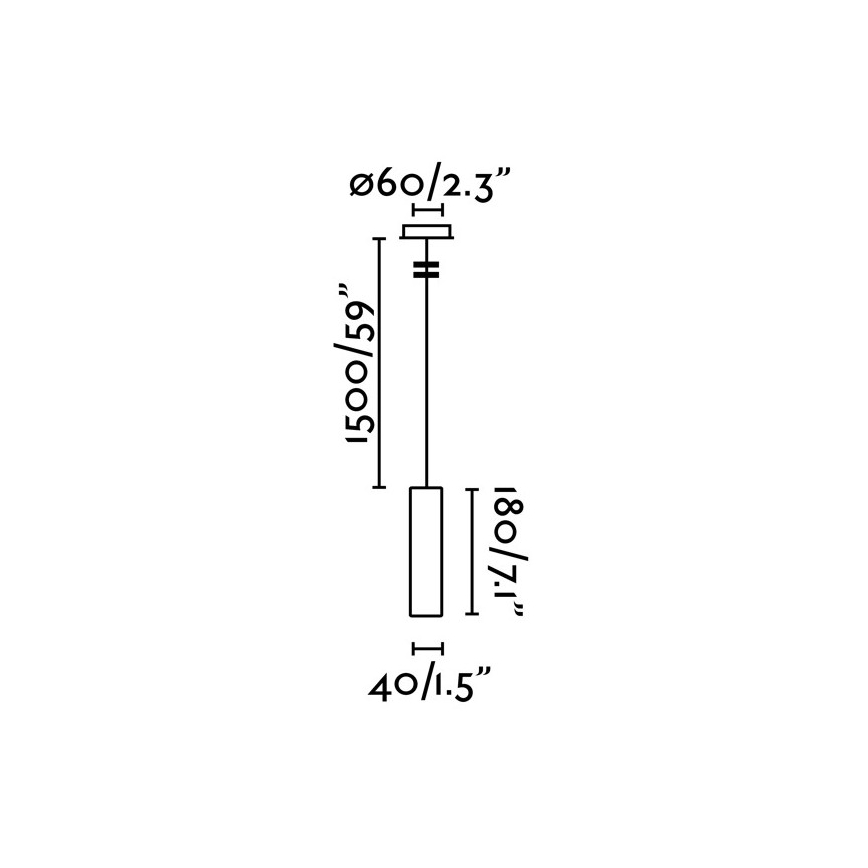 FARO 29894 - LED pendel ORA LED/4W/230V hvid