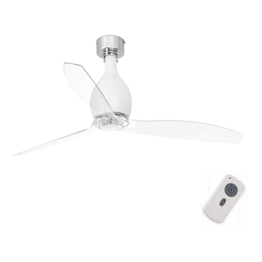 FARO 32025 - Loftventilator MINI ETERFAN mat hvid/transparent