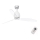 FARO 32025 - Loftventilator MINI ETERFAN mat hvid/transparent