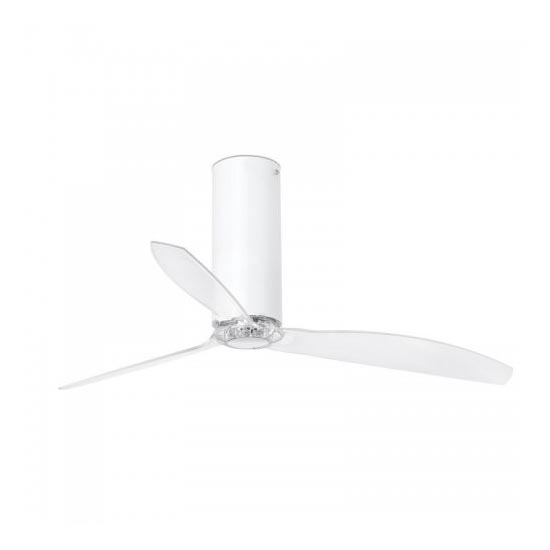 FARO 32034 - Loftventilator TUBE FAN hvid/klar Ø 128 cm