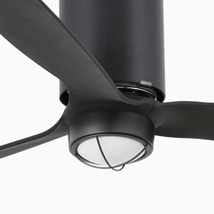 FARO 32043WP-10 - LED loftventilator MINI TUBE FAN LED/16W/230V sort diam. 128 cm Wi-Fi sort + fjernbetjening