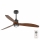 FARO 33395-10 - LED loftventilator JUST FAN LED/16W/230V diam. 128 cm sort/brun + fjernbetjening