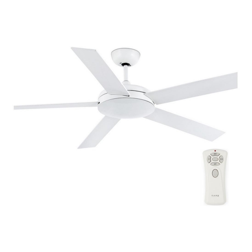 FARO 33420 - Loftsventilator NOVA hvid/brun