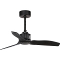 FARO 33424WT - Loftventilator JUST FAN S Ø 81 cm sort Wi-Fi Tuya + fjernbetjening