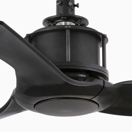 FARO 33424WT - Loftventilator JUST FAN S Ø 81 cm sort Wi-Fi Tuya + fjernbetjening
