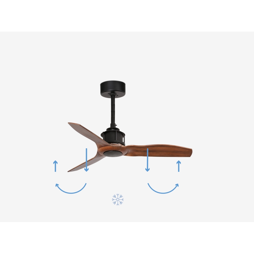 FARO 33425 - Loftventilator JUST FAN Ø 81 cm med fjernbetjening