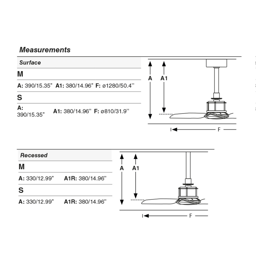 FARO 33425WT - Loftventilator JUST FAN S Ø 81 cm brun/sort, Wi‑Fi Tuya + fjernbetjening