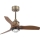 FARO 33428WT1N - LED-dæmpbar loftventilator JUST FAN med LED/16W/230V Ø 81 cm brun/messing Wi-Fi Tuya + fjernbetjening