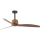 FARO 33435WT - Loftventilator WEAVER M Ø 128 cm brun/sort Wi-Fi Tuya + fjernbetjening