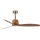 FARO 33436WT - Loftventilator WEAVER M Ø 128 cm, brun/messing, Wi-Fi Tuya + fjernbetjening