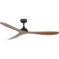 FARO 33447WT - Loftventilator GOTLAND L brun/sort diameter 132 cm Wi-Fi Tuya + fjernbetjening
