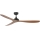 FARO 33447WT - Loftventilator GOTLAND L brun/sort diameter 132 cm Wi-Fi Tuya + fjernbetjening