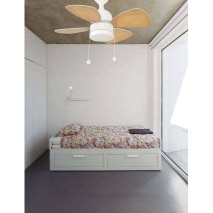 FARO 33704 - Loftsventilator MEDITERRÁNEO 1xE14/8W/230V