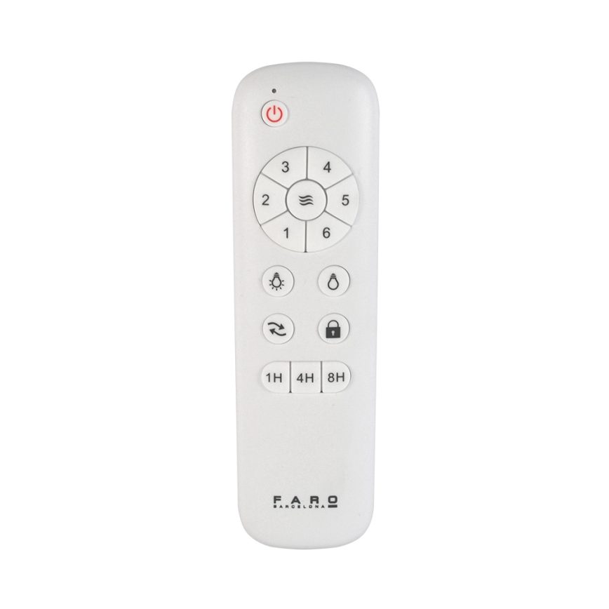FARO 33725 - LED loftventilator HYDRA LED/20W/230V + fjernbetjening