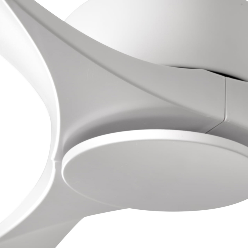 FARO 33750DCWT - Loftventilator LUZON L hvid diameter 132 cm Wi-Fi Tuya + fjernbetjening