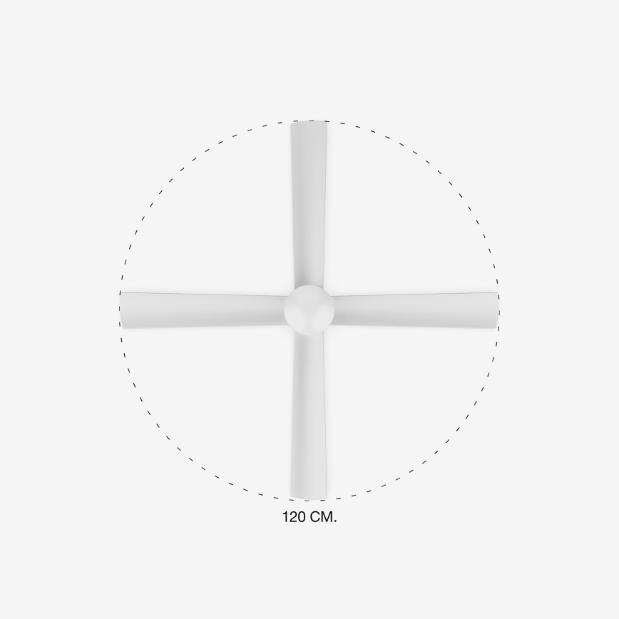 FARO 33756 - LED loftventilator FRASER LED/16W/230V hvid + fjernbetjening