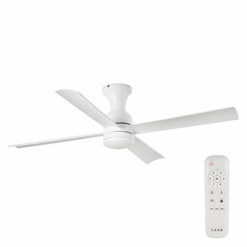 FARO 33756 - LED loftventilator FRASER LED/16W/230V hvid Ø 120 cm + fjernbetjening