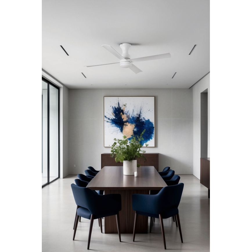 FARO 33756WT - LED loftventilator FRASER XL LED/16W/230V hvid diameter 120 cm Wi-Fi Tuya + fjernbetjening
