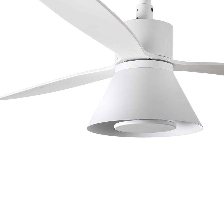 FARO 33760WT-22 - LED loftventilator dæmpbar AMELIA L CONE LED/20W/230V 2700/3500/5000K hvid diameter 132 cm Wi-Fi Tuya + fjernbetjening