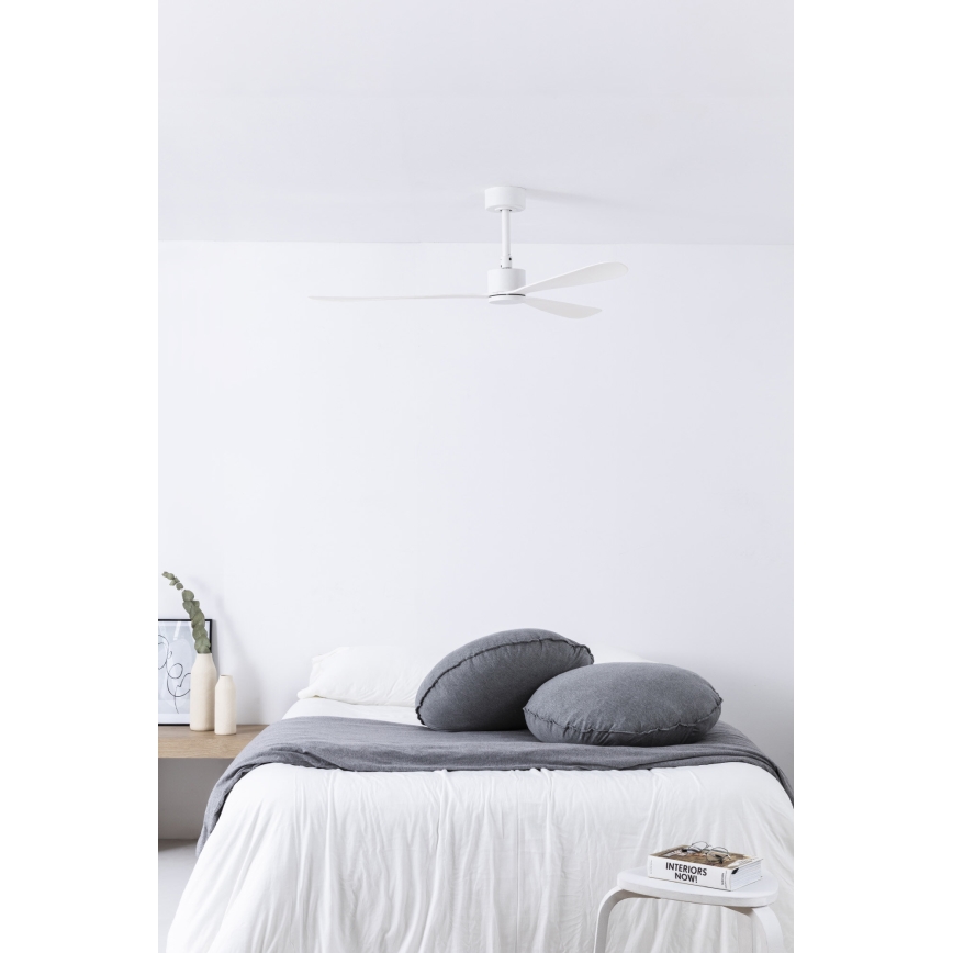 FARO 33760WT - Loftventilator AMELIA L hvid diameter 132 cm Wi-Fi Tuya + fjernbetjening