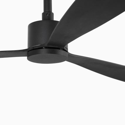 FARO 33761WT - Loftventilator AMELIA L sort diameter 132 cm Wi-Fi Tuya + fjernbetjening