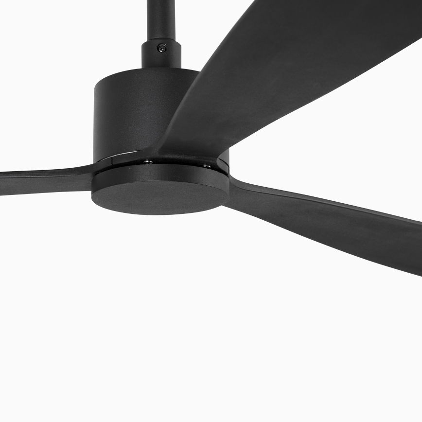 FARO 33761WT - Loftventilator AMELIA L sort diameter 132 cm Wi-Fi Tuya + fjernbetjening