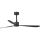 FARO 33761WT - Loftventilator AMELIA L sort diameter 132 cm Wi-Fi Tuya + fjernbetjening