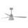 FARO 33762WT-24 - LED Dæmpbar loftventilator AMELIA L CONE LED/20W/230V 2700/3500/5000K grå pr. 132 cm Wi-Fi Tuya + fjernbetjening